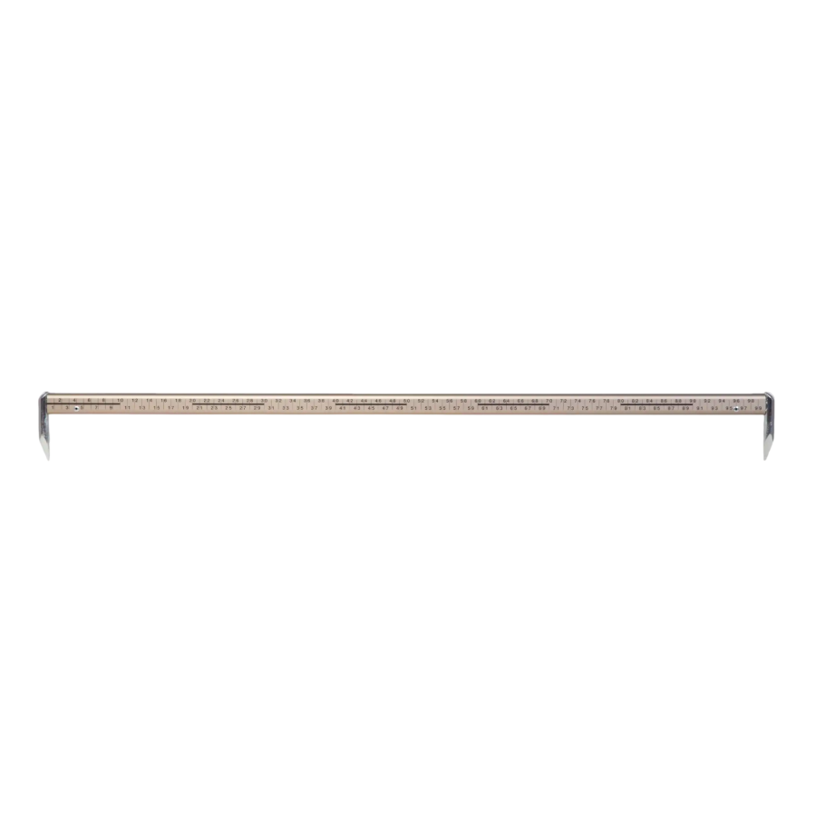 Mètre à pointes aluminium