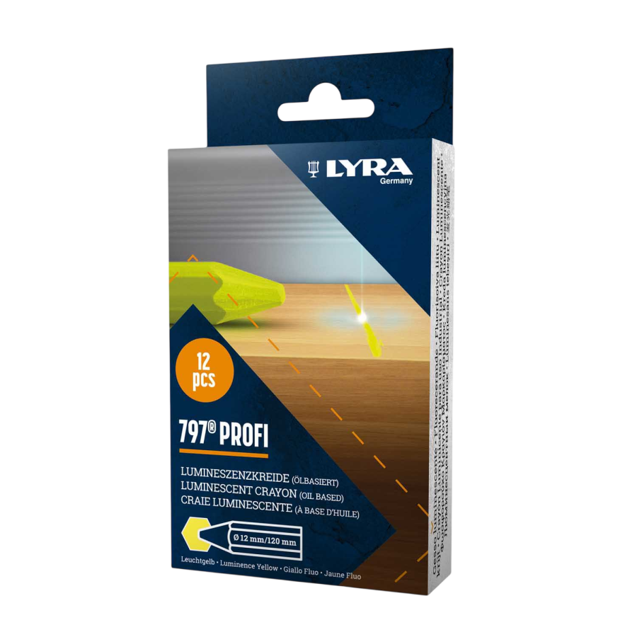 Craie luminescente LYRA 797 PROFI (Boîte de 12)