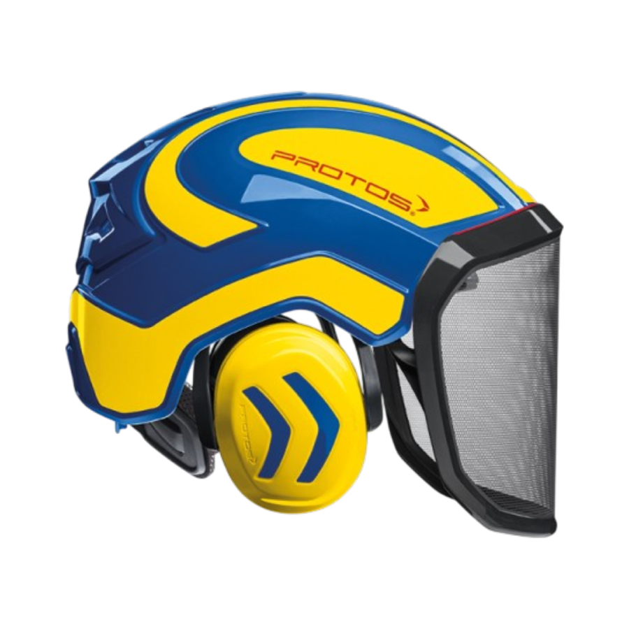 Bleu jaune fluo