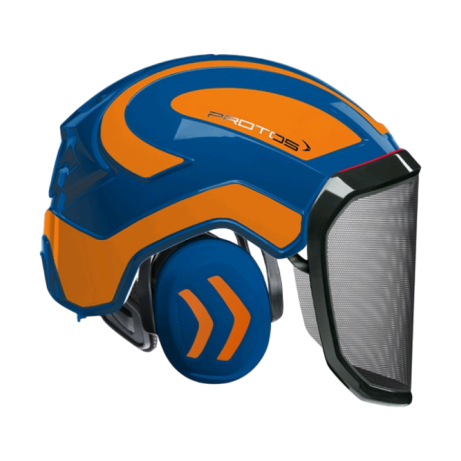 Bleu orange fluo