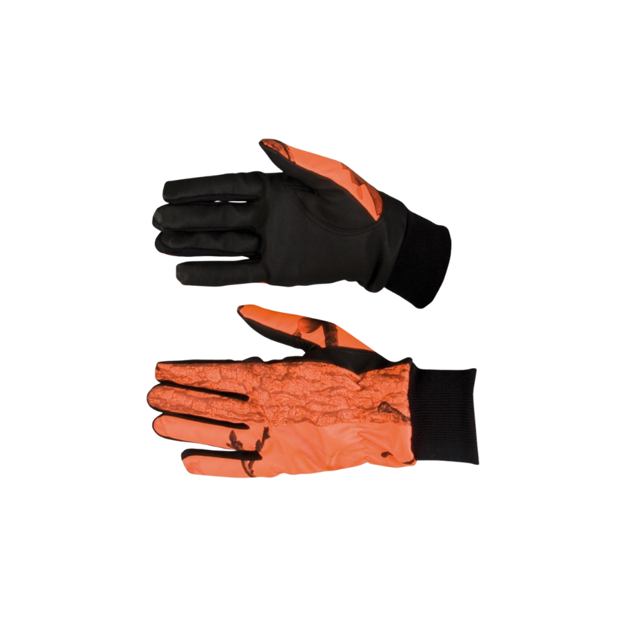 Gants softshell somlys camo orange