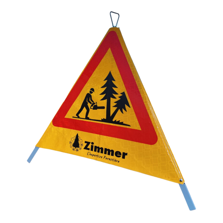 Tripode réflechissant pour travaux forestiers