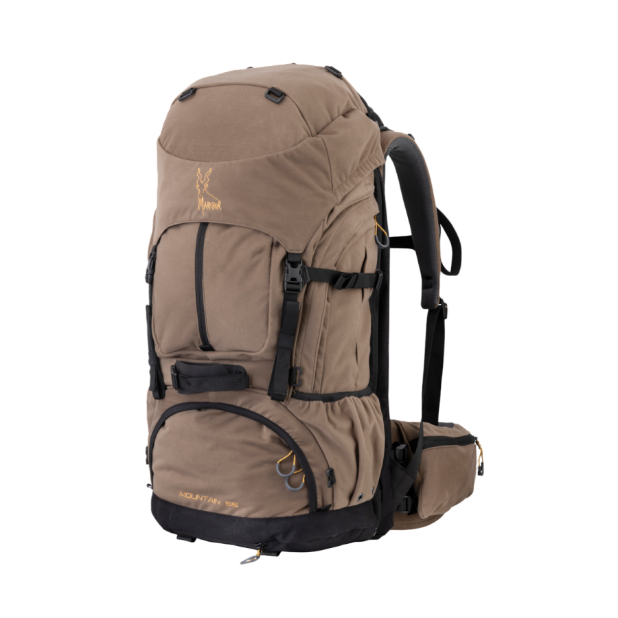 Sac à dos brun MOUNTAIN 55+