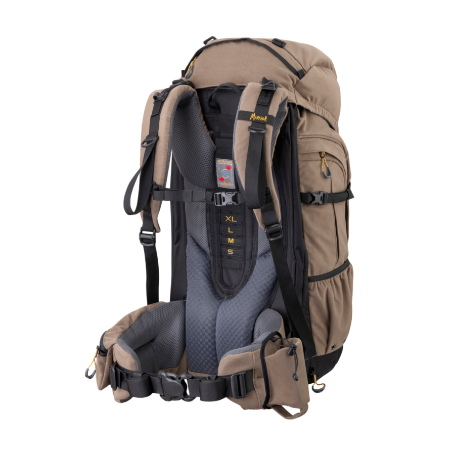 Sac à dos brun MOUNTAIN 55+