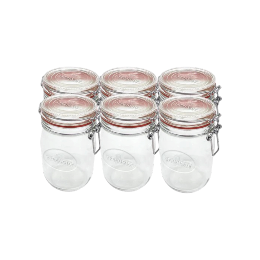 Bocaux 1l Ø85mm pack de 6