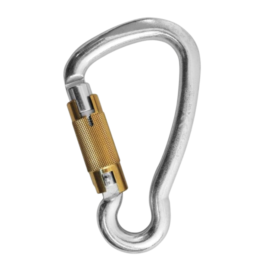 Mousqueton harness acier