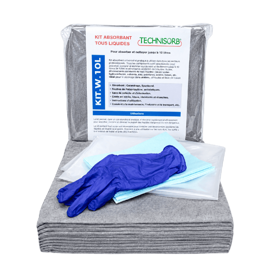 Kit feuilles absorbantes