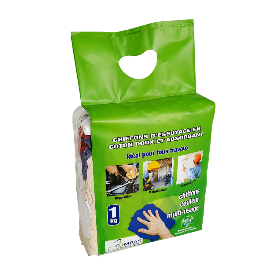 Chiffons textile couleur 1kg