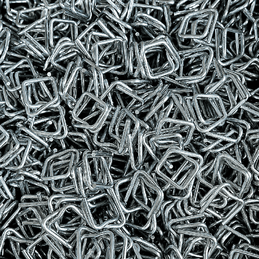 Lot de 1000 boucles pour feuillard de cerclage
