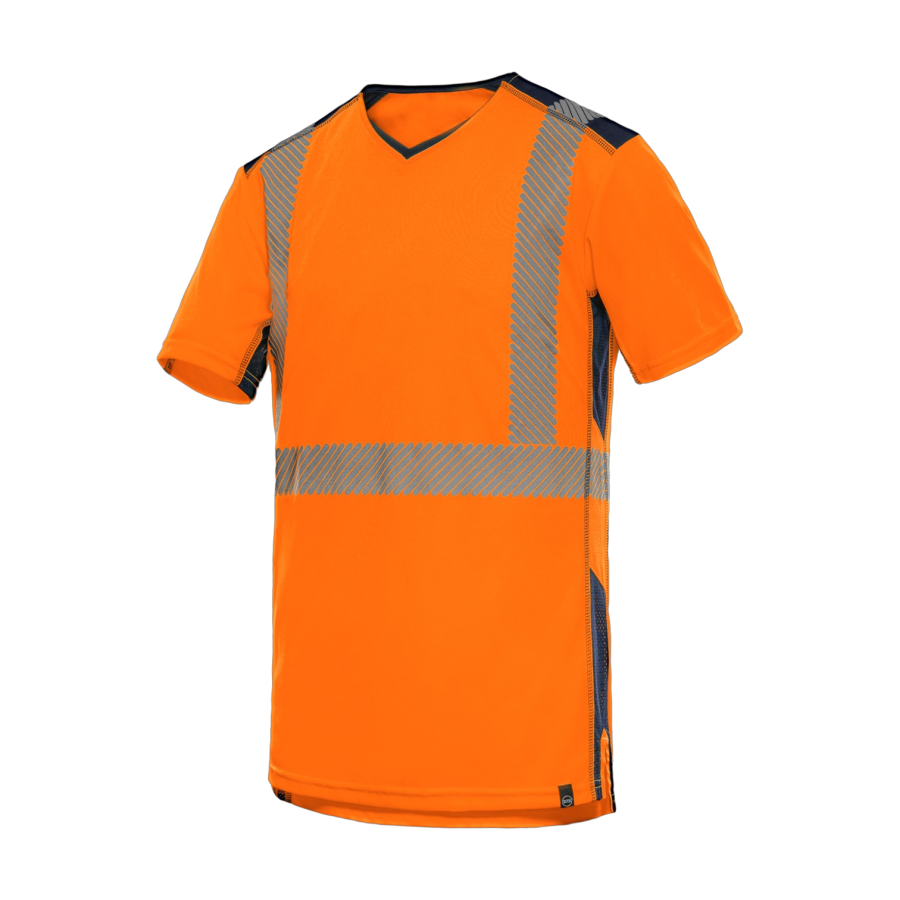 Tee-shirt thermorégulant manches courtes BELIZE orange