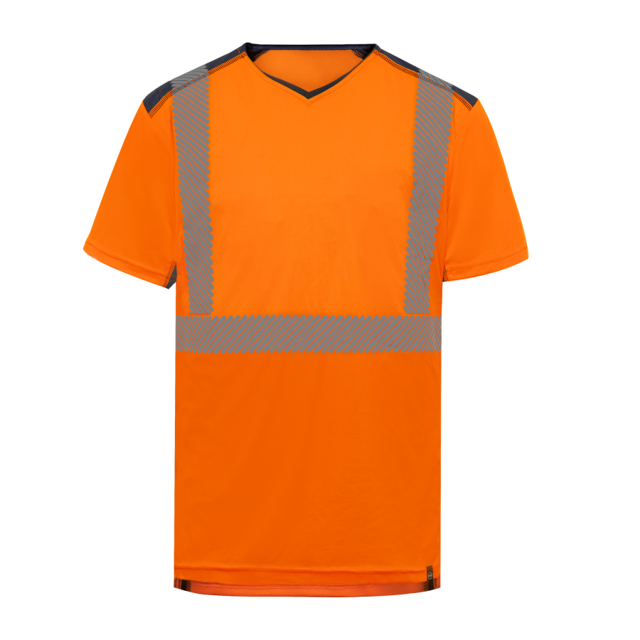 Tee-shirt thermorégulant manches courtes BELIZE orange