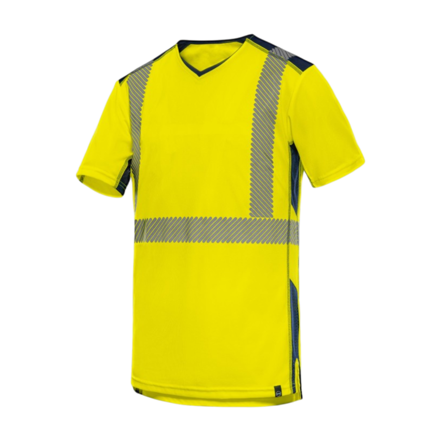 Tee-shirt thermorégulant manches courtes BELIZE jaune