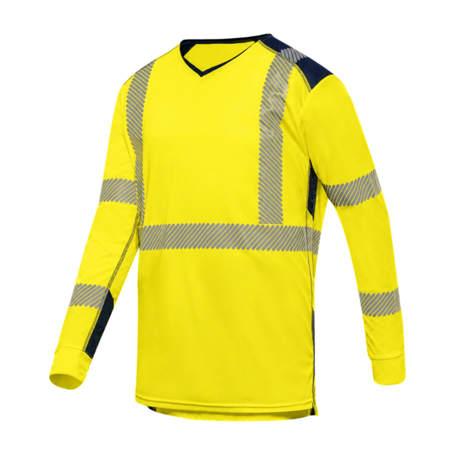 Tee-shirt thermorégulant manches longues BELIZE jaune