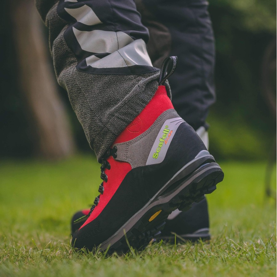 Chaussures anticoupure Scafell Lite Classe 2 AT33400 - Rouge