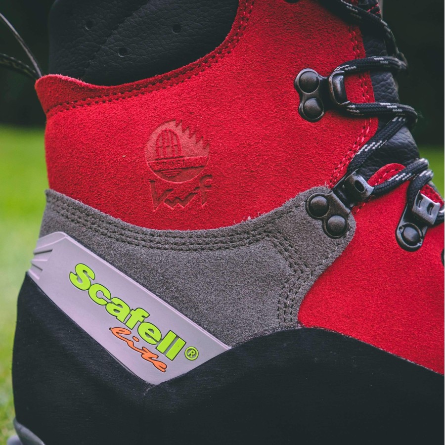 Chaussures anticoupure Scafell Lite Classe 2 AT33400 - Rouge