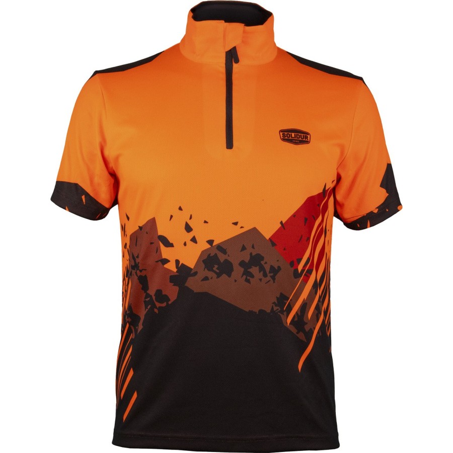 Tee shirt SUBLIME ORANGE HV manches courtes