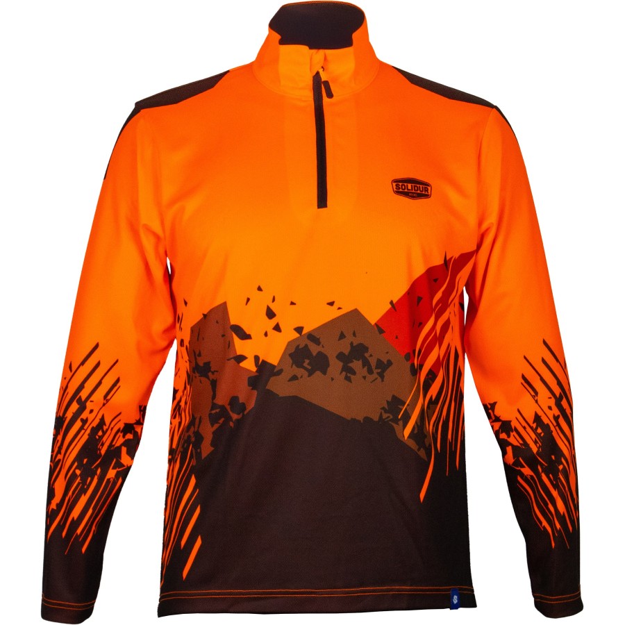 Tee shirt SUBLIME ORANGE HV manches longues