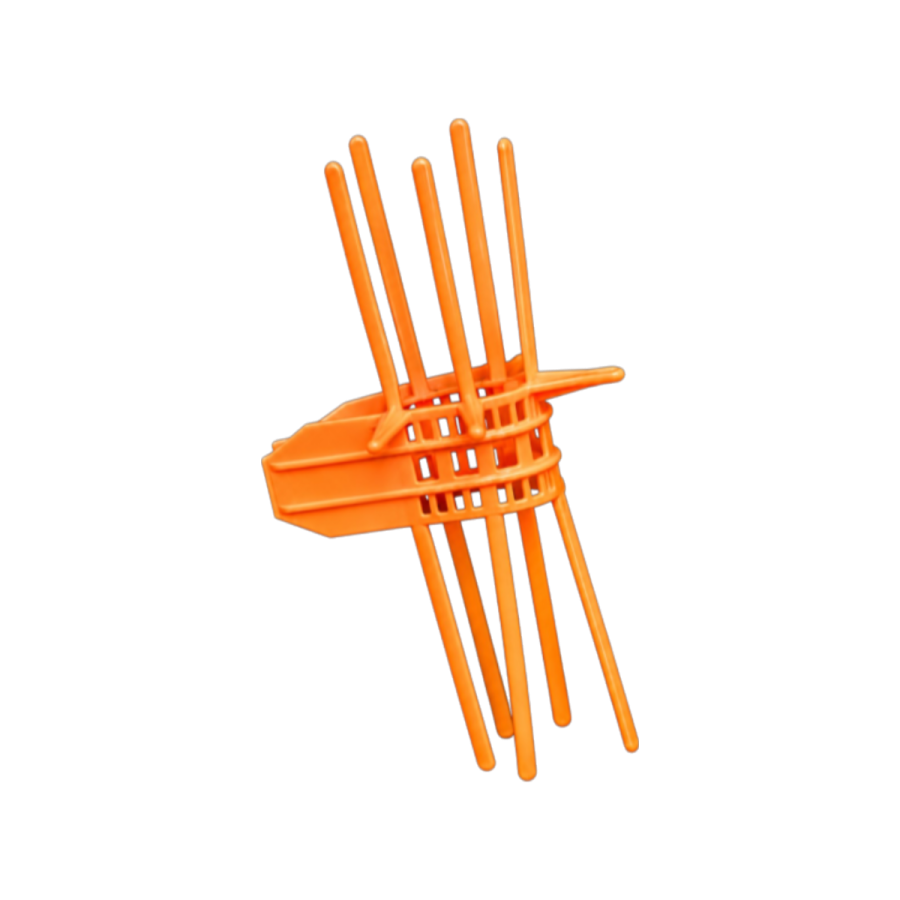 Manchette anti-abroutissement PlantaGard Cactus orange