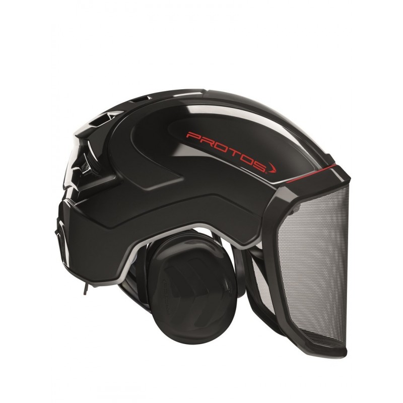 casque PROTOS FOREST PFANNER rouge/jaune