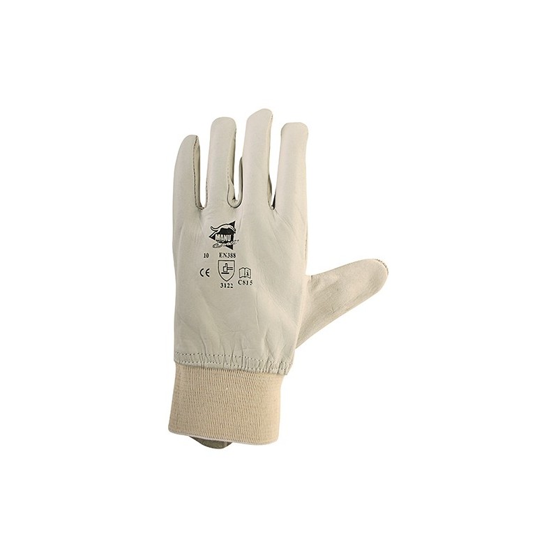 Gants de protection cuir confort pour manutention 